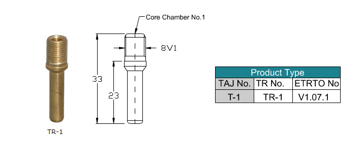 Brass Stem for American Type Valve